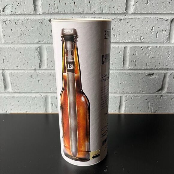 Chillsner by Corkcicle Stainless Steel Beer or Soda Bottle Drink Through Chiller - Picture 5 of 9